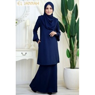 El Jannah Baju Kurung Navy Blue