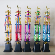 ถ้วยรางวัล 4 เสา ถ้วยรางวัลพลาสติกขนาดความสูง 70 เซน TH