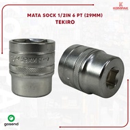 MATA TEKIRO - Socket Bit 1/2" DR 6PT 29 mm 29mm Socket Bit/ Socket/