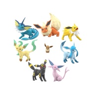 Bandai Pokemon Scale World Paldea Region Eevee Evolutions Set of 8 Figures