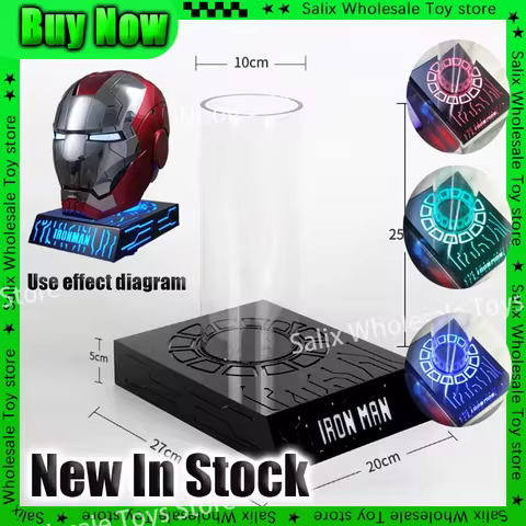 In Stock Iron Man Autoking 1/1 Mk5 Helmet Colorful Charge Base Remote And Voice Control Automatic He