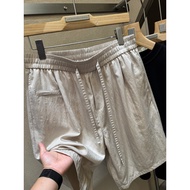 91.4% TencelCome with High GoodsOld Money Style Loose FeelSilky Drape Men's Middle Shorts 268