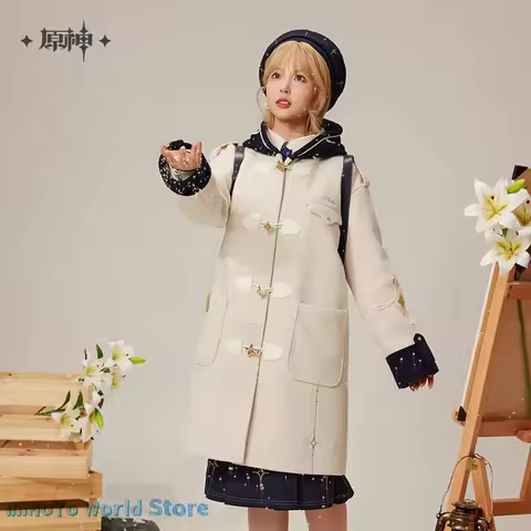 [Genuine] Albedo Overcoat MiHoYo Official Original Genshin Impact Albedo Theme Impression Coat Douji