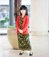 (COD) kebaya kartini anak lengan panjang rok panjang 5 sampai 10 tahun