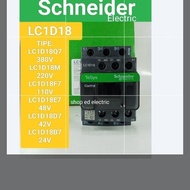 CONTACTOR CONTACTOR LC1D18D7 42vac 32a 3phase Schneider original