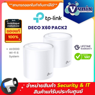 Deco X60(2-Pack) TP-Link AX3000 Whole Home Mesh Wi-Fi 6 System By Vnix group