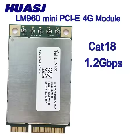 LM960 LM960A18 FDD-LTE TDD-LTE 4G Module mini PCIe Cat18 4G Card