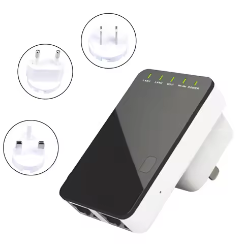 VONETS WR02 Mini 300Mbps WiFi Wireless Network Router Signal Amplifier Booster Wi Fi Repeater Range 