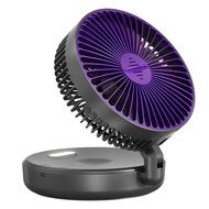 Rechargeable Fan Mini Fan Folding Intelligent Fan Desktop Fan (5000mAh) Aromatic Mini Fan USB Fan Mi