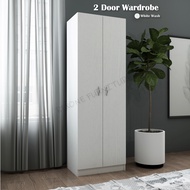 ⭐【Ready Stock】⭐ REX Furniture ⭐2 Door Wardrobe Cabinet Wholesale Supplier/2 DOOR WARDROBE