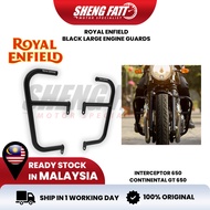 Royal Enfield Black Engine Guards Hunter 350 | 22mm Steel Sheng Fatt RE Accessories RE Hunter 350