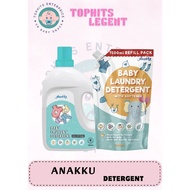 Anakku Detergent With Softener 2 Liter / Anakku Detergent With Softener Refill Pack 1.5 Liter