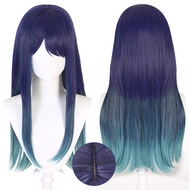 Anime Oshi No Ko Akane Kurokawa Cosplay Wig Long Purple Gradient Blue Heat Resistant Synthetic Hair