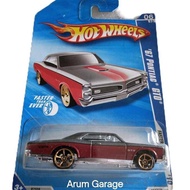 Hot Wheels 67 Pontiac GTO. Card Faster Than Ever (FTE) Series 2010. Act.