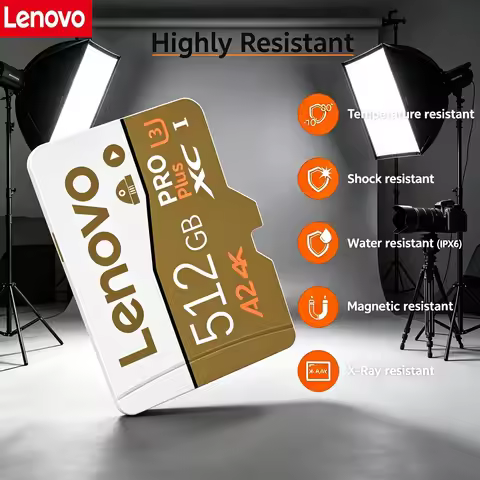Lenovo Large Capacity Micro TF SD Card 256GB 256GB High Speed SD Memory Card 512GB Memoria SD U3 TF 