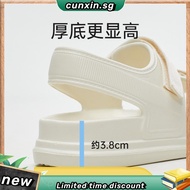 UTUNE Womens Sandals Strip Beach Style Sandal Casual Soft Sole Non-Slip Flat Women's Shoes