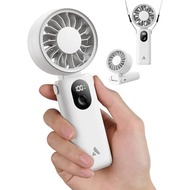 Aecooly Mighty Portable Handheld Fan | 20H Max Cooling Time | 3 Flexible Modes | 5 Speeds Wind | Bat