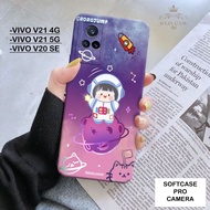 HP Vivo V21 4G Case Vivo V20 SE 5G/ - Rajacase - Vivo V21 4G casing 5G/ - Cartoon Softcase Motif - V