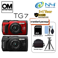 Olympus OM SYSTEM Tough TG-7 / TG7 Digital Camera (Black/Red)