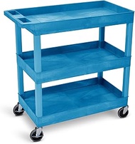 FSE 373-EC111-BU 32" x 18" Tub Cart - Three Shelves