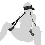 SM Bondage,Utimi Thigh Restraint Sling Legs Binding Puttee Leather Suit Sex Toy