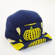 【HiGh MaLi】日系五分帽 | 藍+類草間彌生黃南瓜| 帽簷三樣式 |