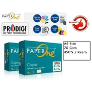 Paperone A4 Paper 500’s (75gsm) / Paperone Kertas A4 500’s (75gsm) / Kertas Fotostat PaperOne 500’s 