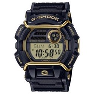 【台南時代鐘錶 CASIO】卡西歐 G-SHOCK 經典復刻 GD-400GB-1B2 兩百米防水 運動電子錶 黑/金