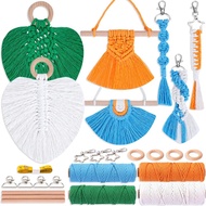 DIY Crafts for Girls Macrame Kit for Kids&amp Adults Beginners-Age 6-8 8-12 Year for Christmas Color