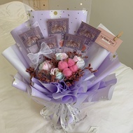 (PG Only )Money Bouquet💰/ 钱花束💐 💜Birthday Gifts/ 钱花/Soap Flowers-Budget Bouquet/Bajet Duit Bunga/玫瑰皂花/浪漫礼物/母情节礼物/父亲节礼物