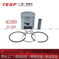AG100 V100 AH100 GS100 52.5MM Suzuki Motorcycle Piston Piston Ring Assembly Cylinder