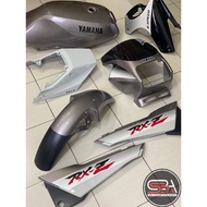 COVERSET BODYSET RXZ MILI ORIGINAL EQUIPMENT MANUFACTURED OEM GRAPHIC 8 GM3 GREY WHITE STICKER TANAM