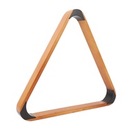 Spr-Billiard Ball Triangle Rack Black Head 57.2MM Pine Fancy 9 Ball Pool Ball Rack Yellow
