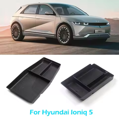 Center Console Storage Box for Hyundai Ioniq 5 2025 2026 Console Organizer for Ioniq 5 Upper Lower C
