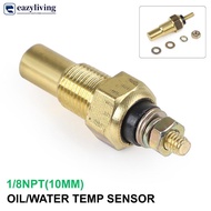 EAZYLIVING Universal Car Water Temperature 1/8 Npt Coolant Oil Temp Sensor Electrical Sender Transmi