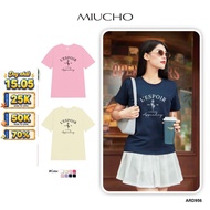 Women's T-shirt with basic medium form, easy to coordinate with regular outfits ARD956 Miucho Chic i