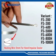 Element Heating Wire Hand Impulse Sealer Element 5mm Wide Heating Wire Plate