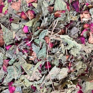 Blush Botanicals Herbs Treat for hamster gerbil mice rat rabbit bunny Guinea pig rose petal mulberry leaf mint leaf