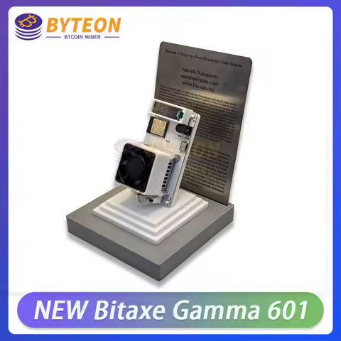 Bitaxe Gamma 601 Solo Bitcoins Miner 1.2TH/s BM1370 Asic Chip 2.4G WiFi BTC Lottery Crypto Miners As