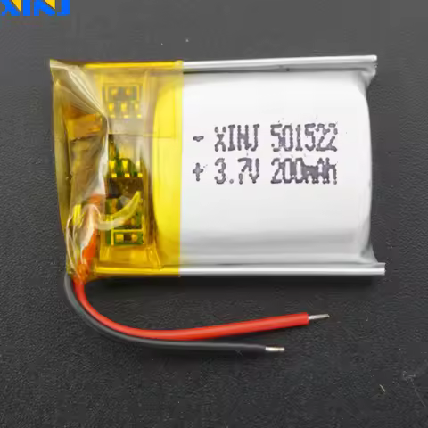 3.7V 200mAh 0.74Wh Li-Polymer Li Lithium Battery Li-ion 501522 For MP3 GPS Sat Nav Bluetooth Speaker
