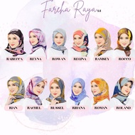 Tudung Fareha Cotton dan antikedut..