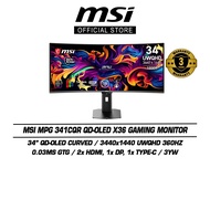MSI MPG 341CQR QD-OLED X36 Curved Gaming Monitor (34 Inch | UWQHD | QD-OLED | 360Hz | Curved 1800R |