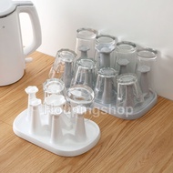 Cup Stand Holder Coffee Cup Drying Rack Shelf Upside-down Cup Drain Rack Wine Glasses / Mug Hanger S
