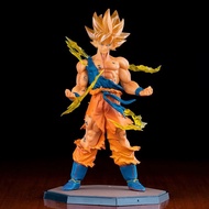 16ซม.Son Goku Super Saiyan รูป Anime Dragon Ball Goku DBZ ตุ๊กตาขยับแขนขาได้ชุดของขวัญ Figurines สะสมสำหรับเด็ก