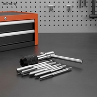 [fnuwtriy] T-Handle Hand Tap Reamer Set Anti-Corrosion 1 Set M3-M8/M6-M12 for Construction Site Meta