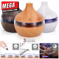 Wooden Air Humidifier With Essential Oil Diffuser Aroma Aromaterapi Wangian Wap Asap Pewangi Bilik T