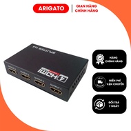 【COD】Full Box 2K HDMI Splitter HDMI Splitter 2 HDMI Ports 4 HDMI Ports 1x4 1x2 High Quality Metal vi