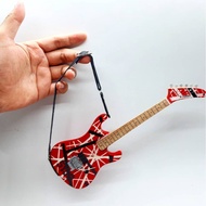 Eddie Van Halen Frankenstrate 5051 Exclusive Guitar Miniature Plus Strap
