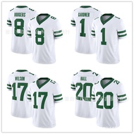 Same Day DeliveryNew Jet New York Jets Rugby Jersey No. 8 Aaron Rodgers Jersey Rogers