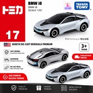 Original No.17 BMW i8  Scale 1/61 - 859987 Tomica Takara Tomy Die-Cast Model Malaysia Ready Stock